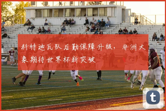 科特迪瓦队后勤保障升级,非洲大象期待世界杯新突破 - 万彩官网APP推荐